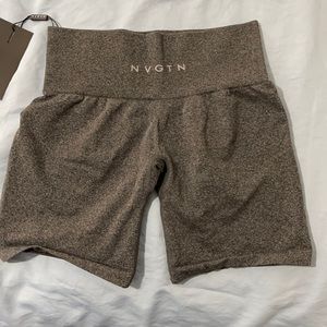 Grey NVGTN shorts